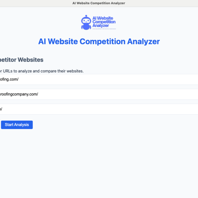 AI Website Competition Analyzer - Image 3