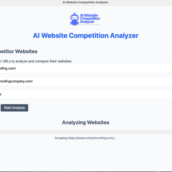 AI Website Competition Analyzer - Image 10