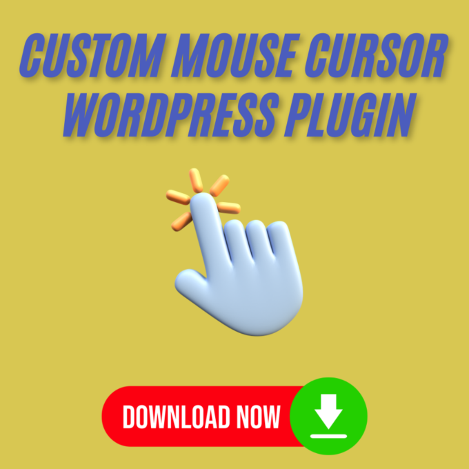 Custom Mouse Cursor WordPress Plugin