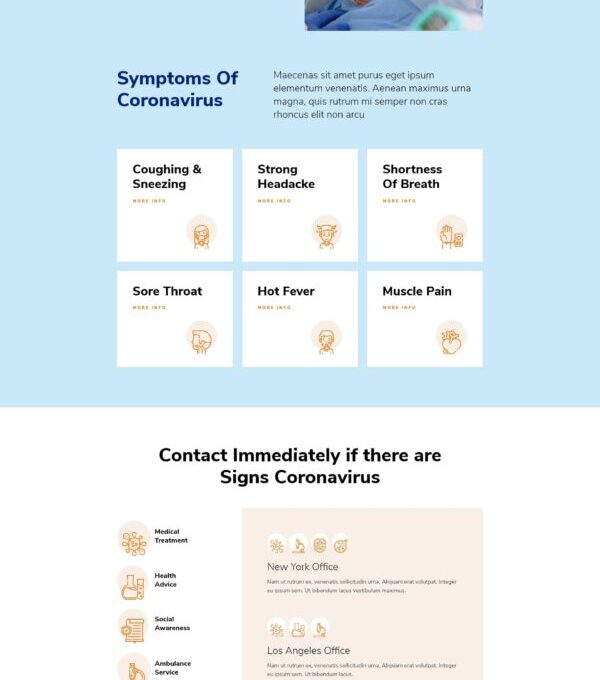 Safetykit Pandemic Prevention Awareness Template K - Elementor Template Kit - Image 29