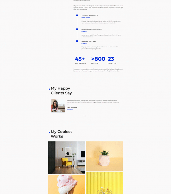 Proto Photographer Portfolio Template kit - Image 25