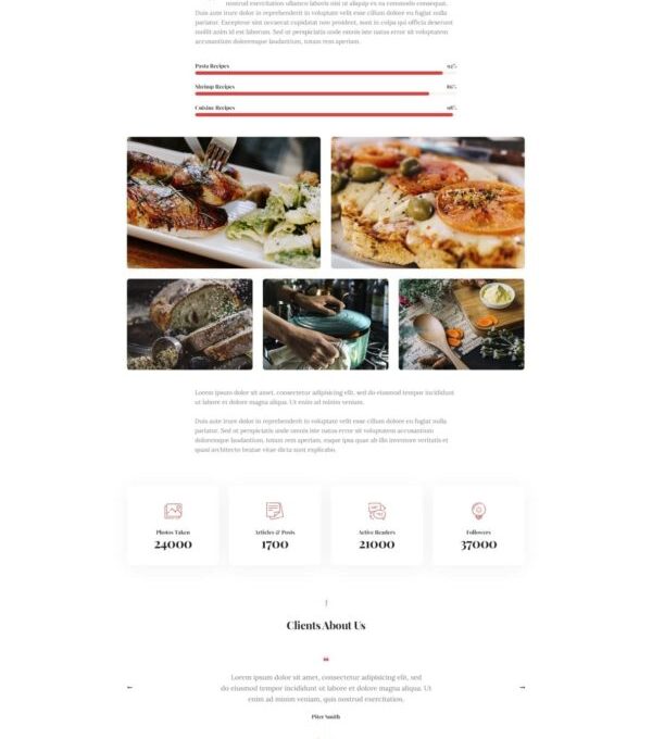 Especio Food Blog Elementor Template kit - Image 15