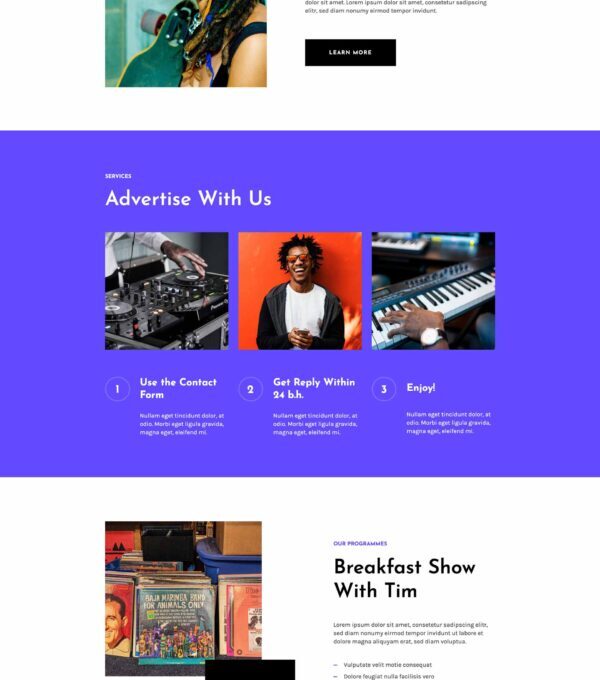 Rareradio Music Streaming Elementor Template kit - Image 26