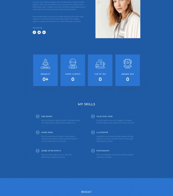 Wasat Creative Portfolio Template kit - Image 10