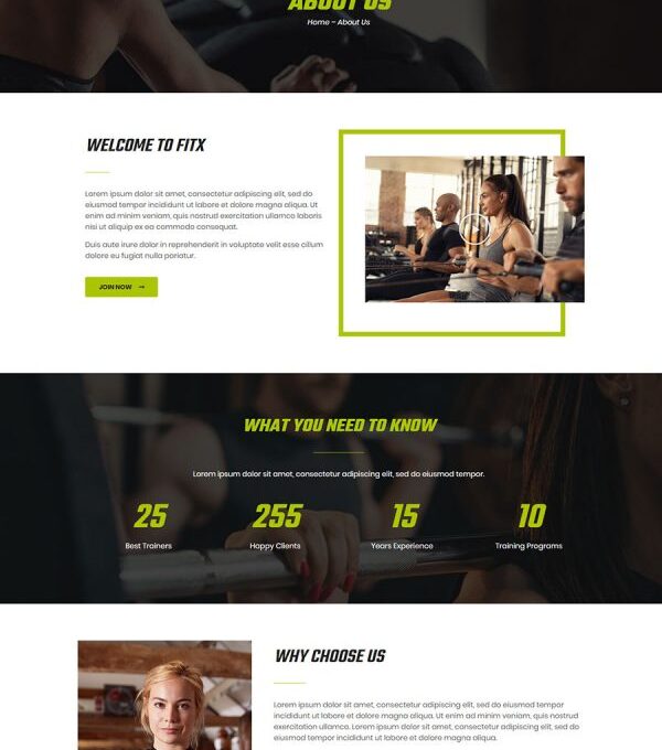 Fitx Fitness Gym Template kit - Image 11