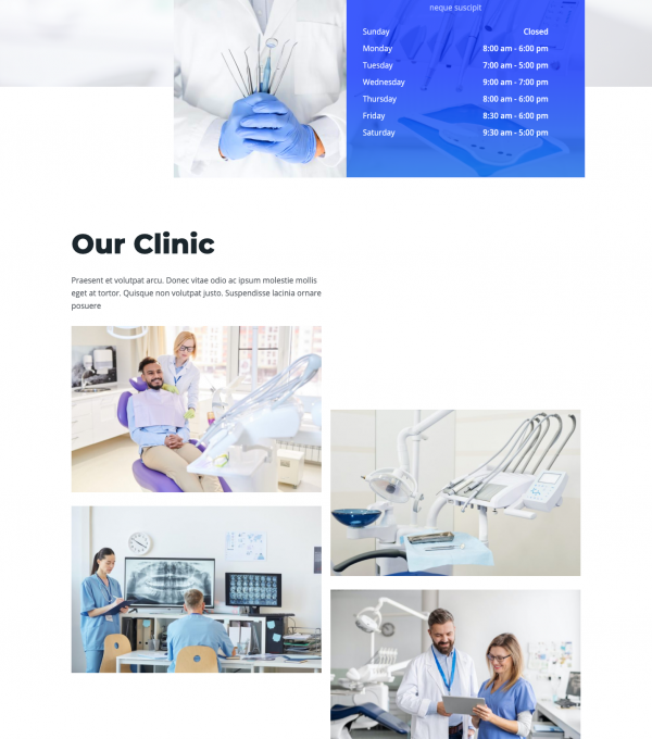 Dentino Dental Clinic Template kit - Image 3