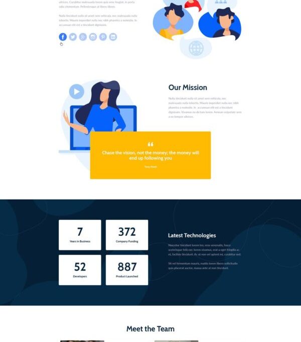 Vixus Business Startup Template kit - Image 25