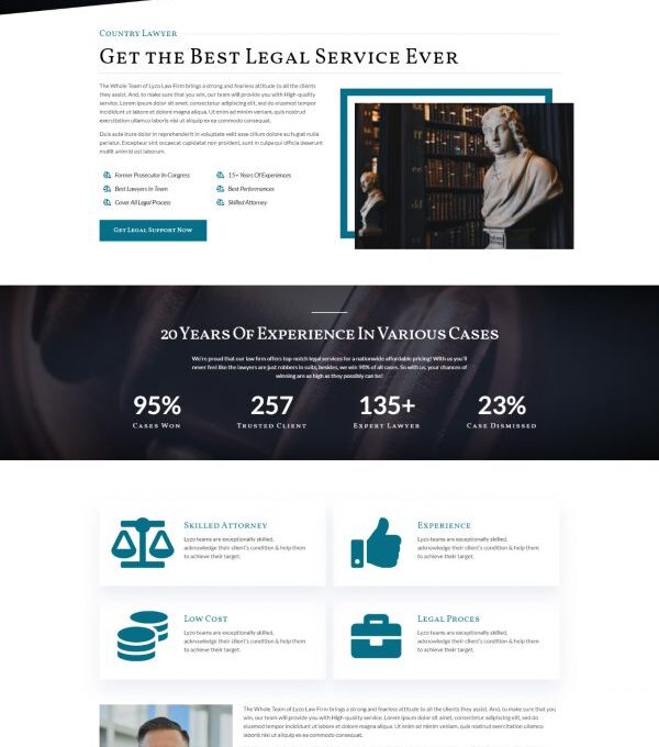 Ukila Lawyer Attorney Template kit for Elementor - Image 9