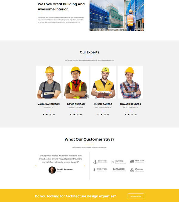 Gedung Contractor Building Construction Elementor - Elementor Template Kit - Image 3