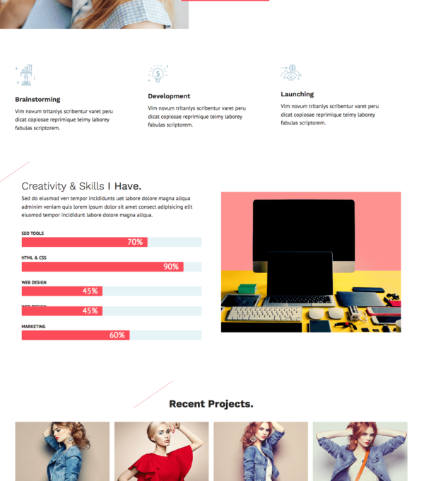 Mashura Portfolio Elementor Template kit - Image 4