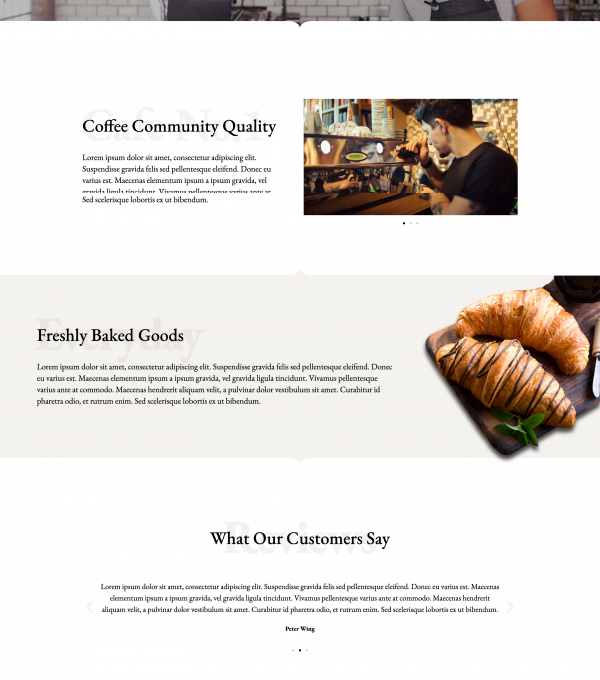 Cafe No 1 Cafe Restaurant Template kit - Image 10