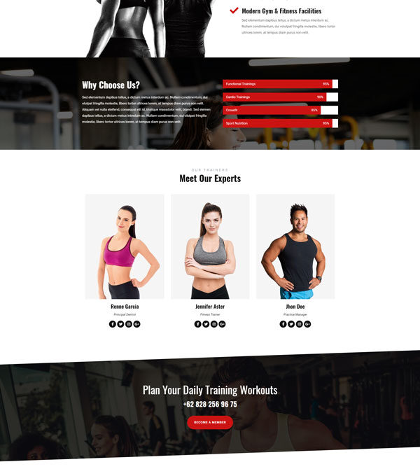 Maco kit Gym Fitness Elementor Template kit - Image 3