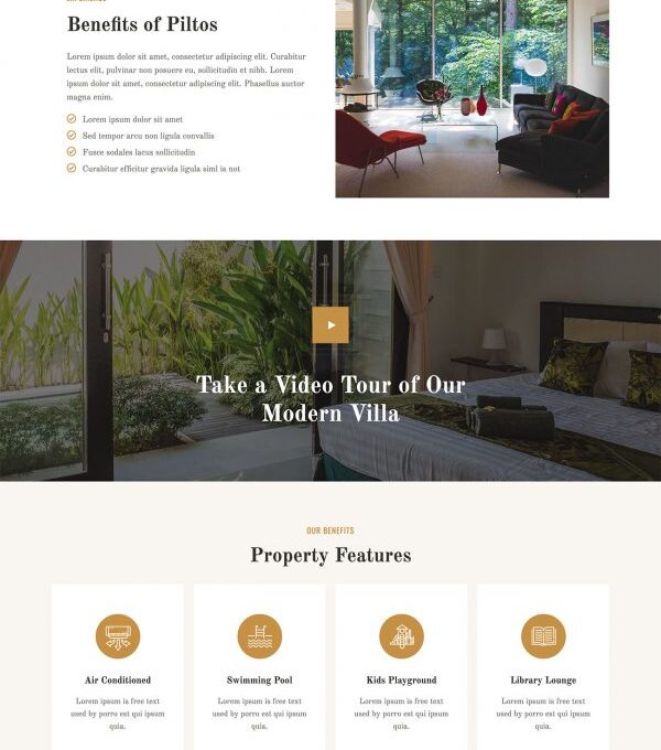 Piltos Single Property Elementor Template kit - Image 4