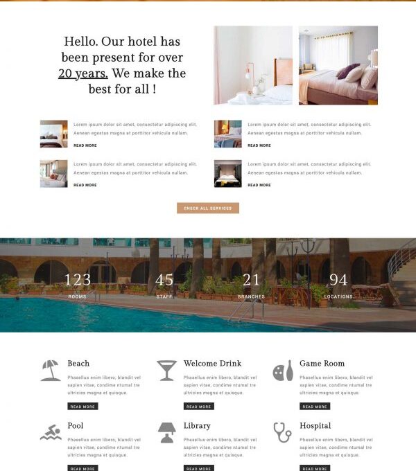 Nicdark Hotel Booking Template kit - Image 10