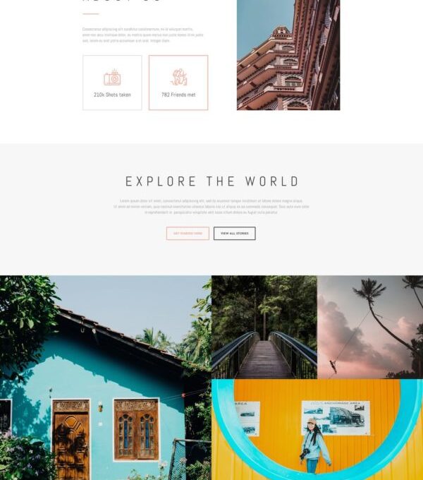 Vagabonds Travel Blog Template kit - Image 14