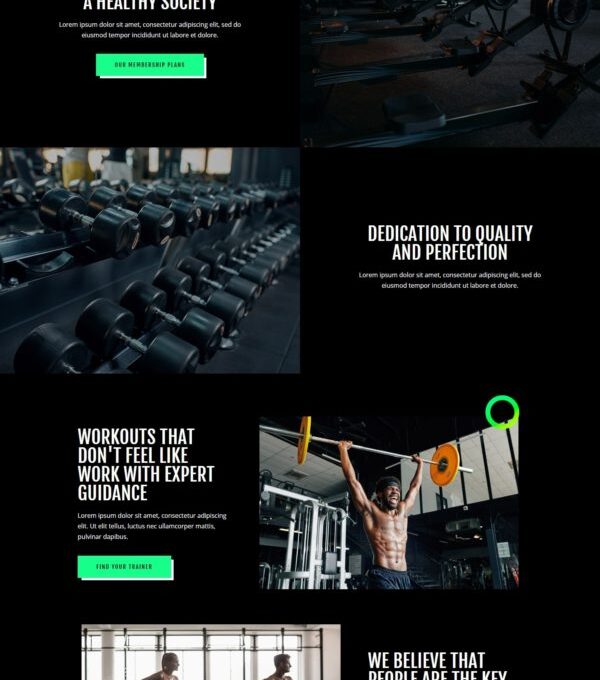 Crossgym Gym Fitness Elementor Template kit - Image 8