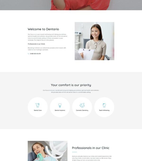 Dentario Dentist Medical Elementor Template kit - Image 23