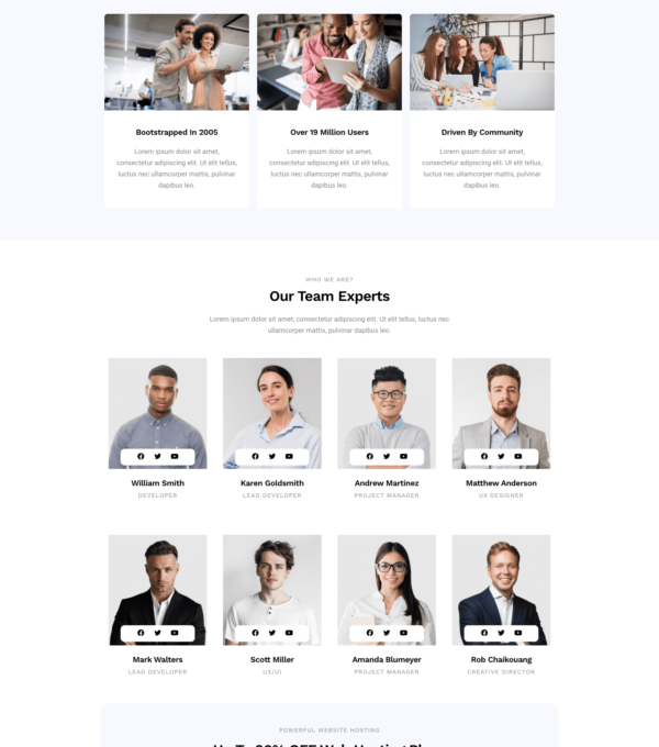 Hosty Hosting Services Elementor Template kit - Image 8