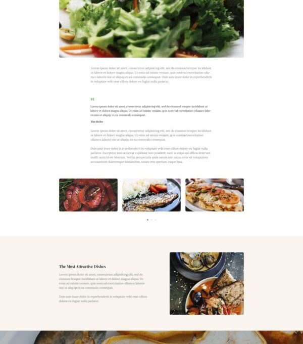 Especio Food Blog Elementor Template kit - Image 12