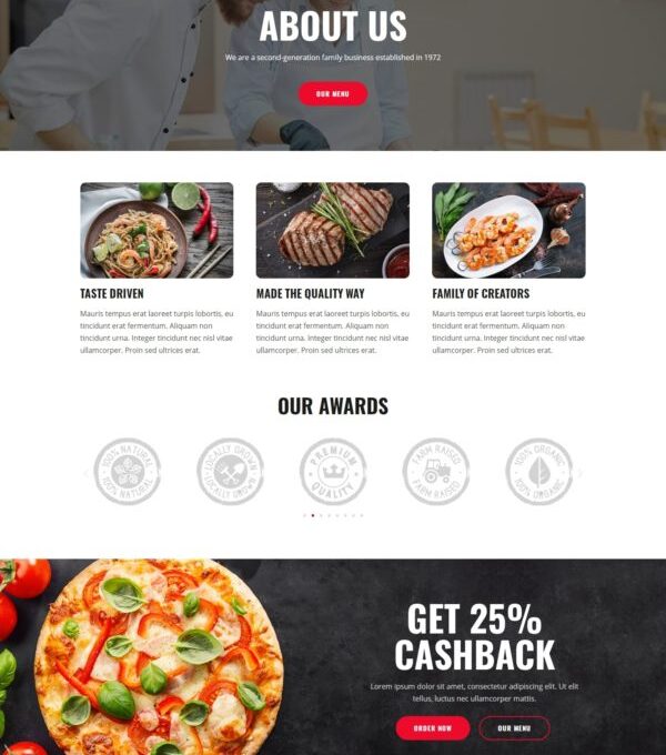 Foodo Fast Food Pizza Elementor Templates - Elementor Template Kit - Image 8