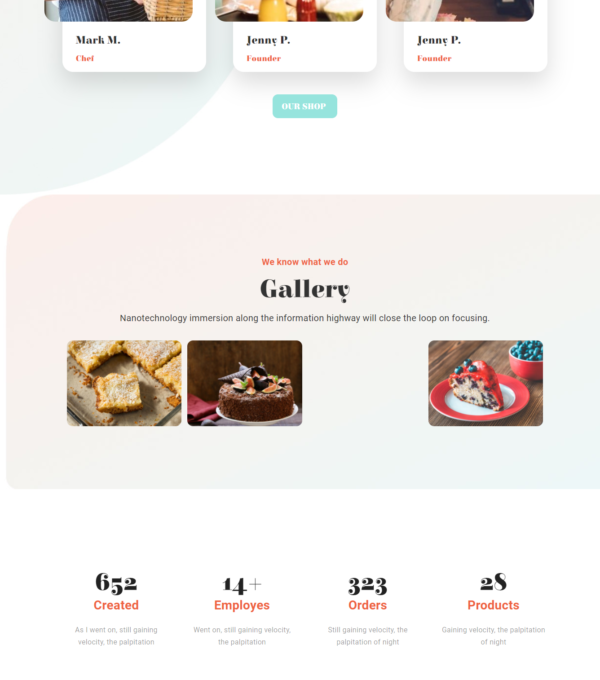 Bakekit Food and Cake Elementor Template - Elementor Template Kit - Image 3