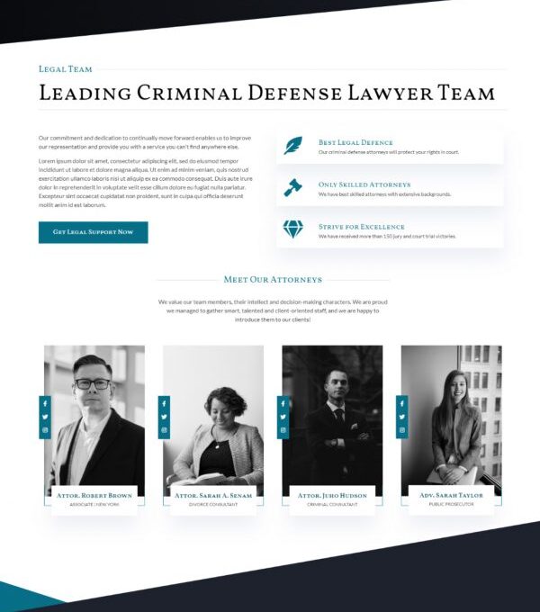 Ukila Lawyer Attorney Template kit for Elementor - Image 8