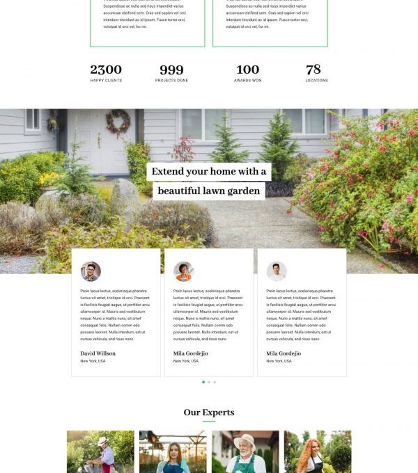 Bagaicha Landscape Gardening Elementor Template Ki - Elementor Template Kit - Image 4