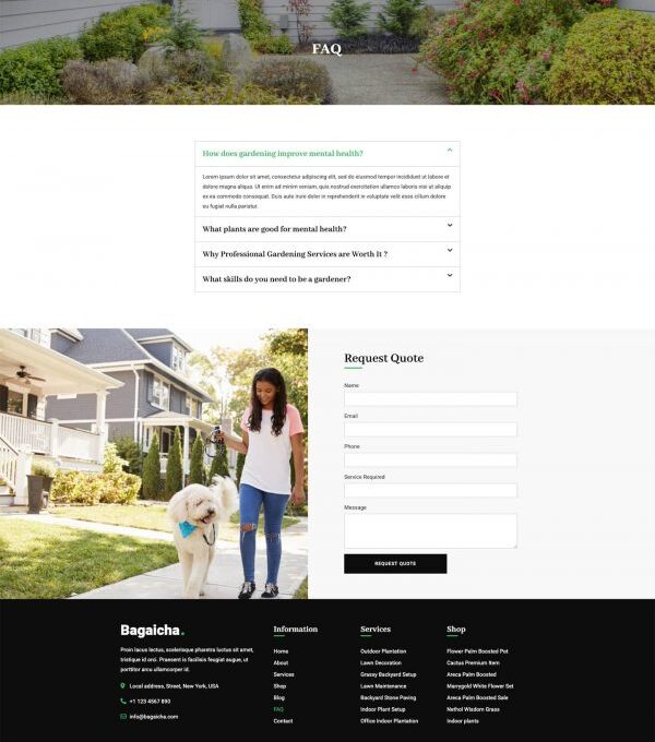 Bagaicha Landscape Gardening Elementor Template Ki - Elementor Template Kit - Image 13