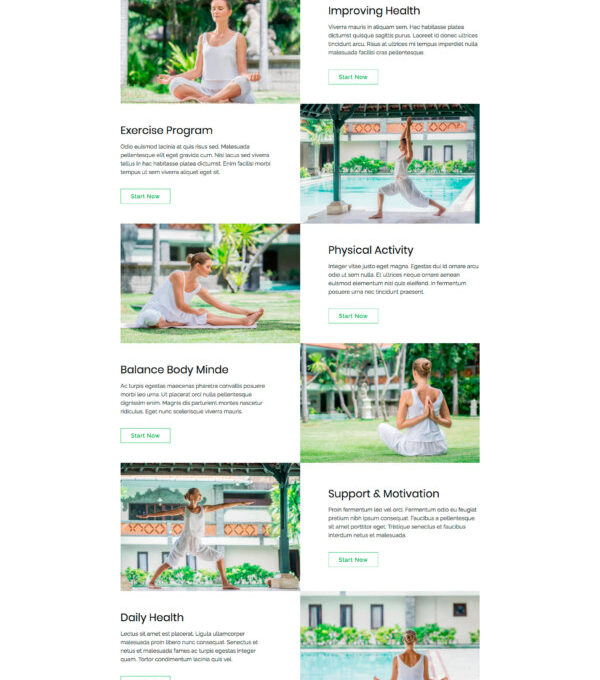 Auriga Health Coach Yoga Mentor Elementor Template - Elementor Template Kit - Image 17