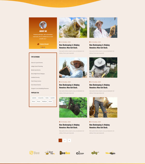 Modhu Beekeeping Honey Elementor Template kit - Image 21