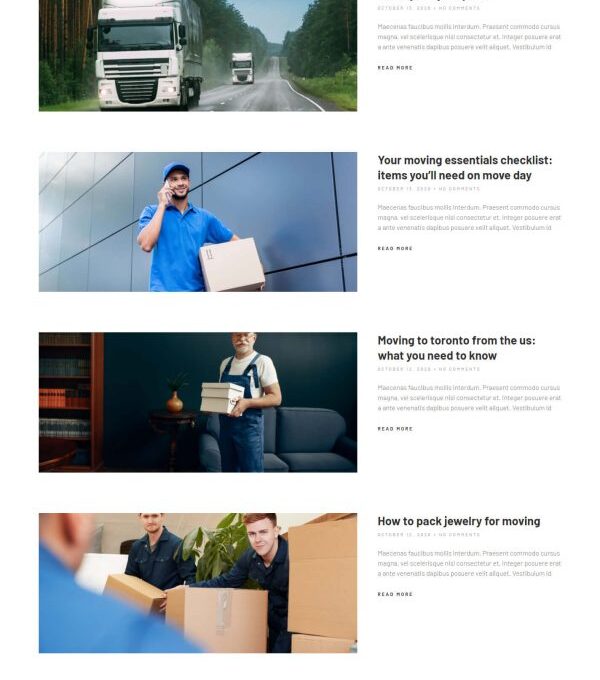 Albion Moving Company Elementor Template kit - Image 6