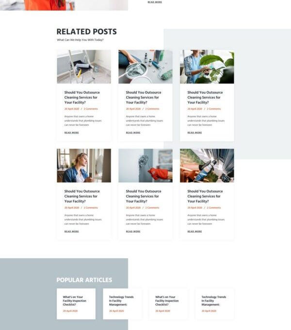 Renovirta Plumbing Repair Elementor Template kit - Image 3