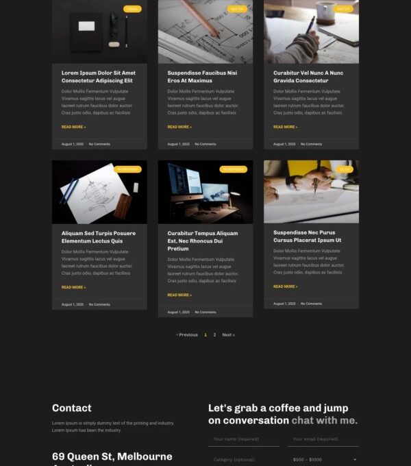 Thomas Cvportfolio Elementor Template kit - Image 11