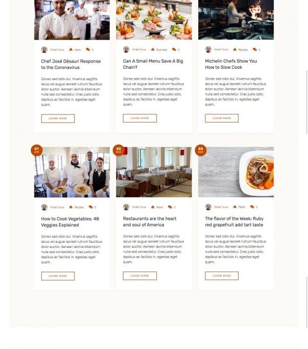 Thyme Restaurant Cafe Elementor Template kit - Image 9