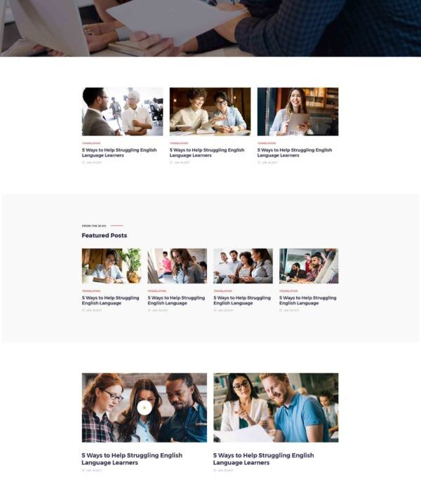 Translang Language Courses Translation Services El - Elementor Template Kit - Image 18
