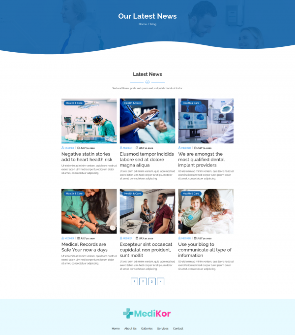 Medikor Medical Healthcare Elementor Template kit - Image 10