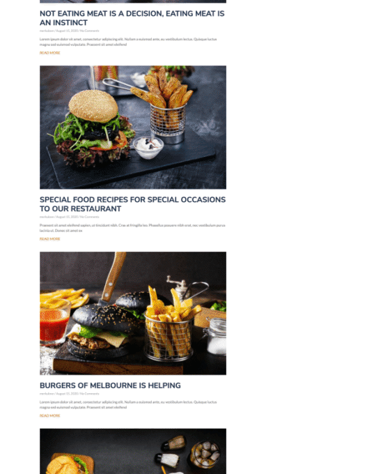 Burgos Street Food Elementor Template kit - Image 8