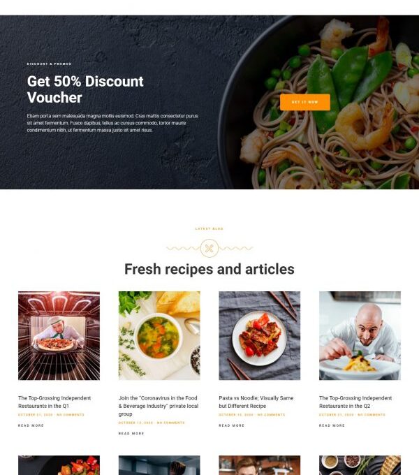 Bristol Food Delivery Catering Elementor Template - Elementor Template Kit - Image 14