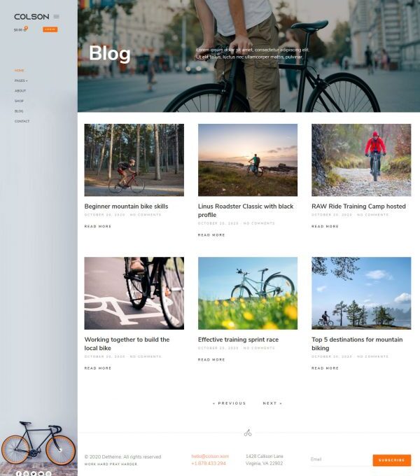 Colson Bike Woocommerce Elementor Template kit - Image 16