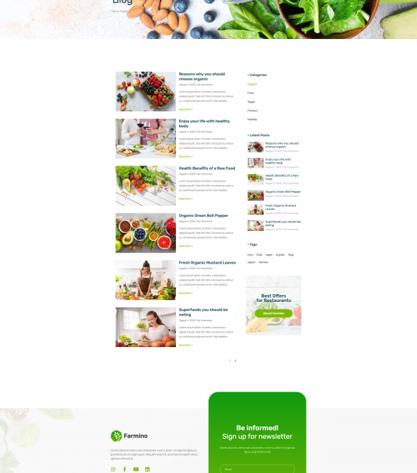 Farmino Organic Food Template kit - Image 32