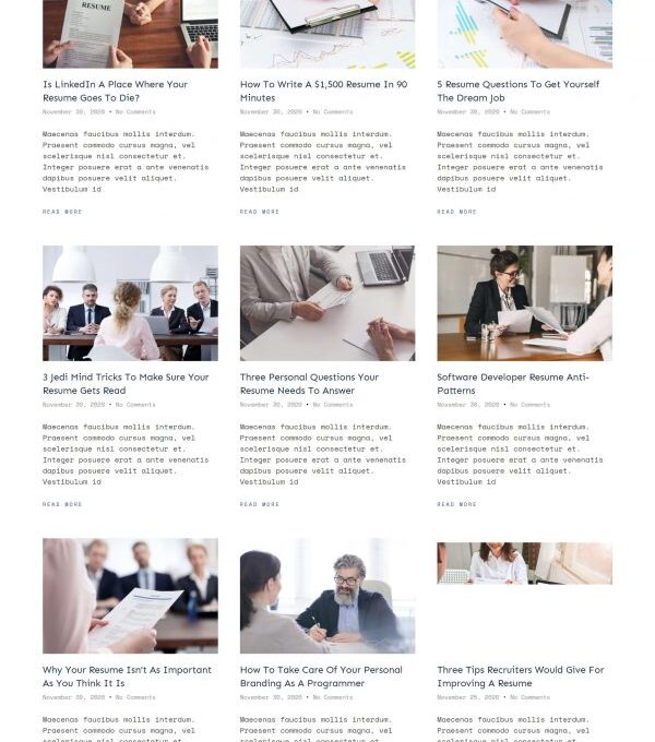 Lynx Resume and Cv Elementor Template kit - Image 6