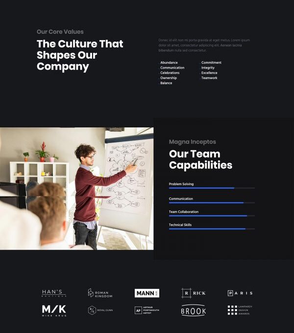 Raung Dark Style Business Template kit - Image 13