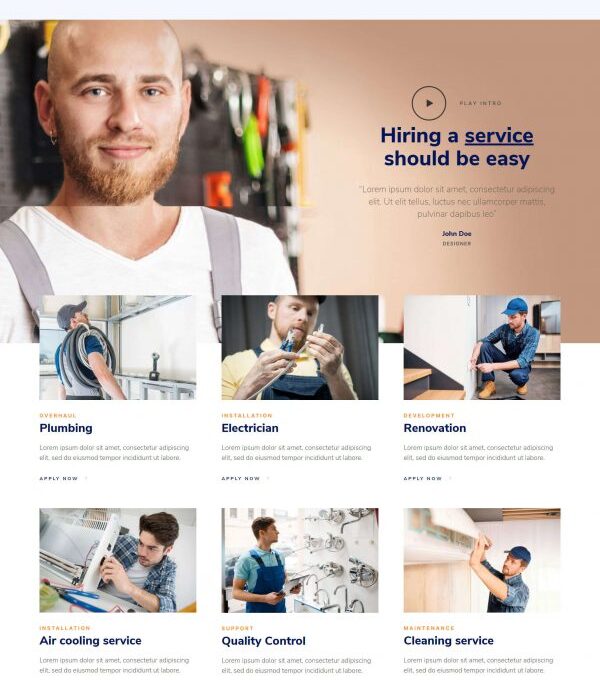 Baldwin Handyman Repair Services Elementor Templat - Elementor Template Kit - Image 7