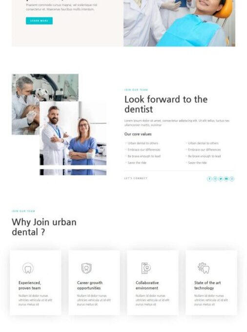 Urbandental Dentist Dental Clinic Template kit - Image 13