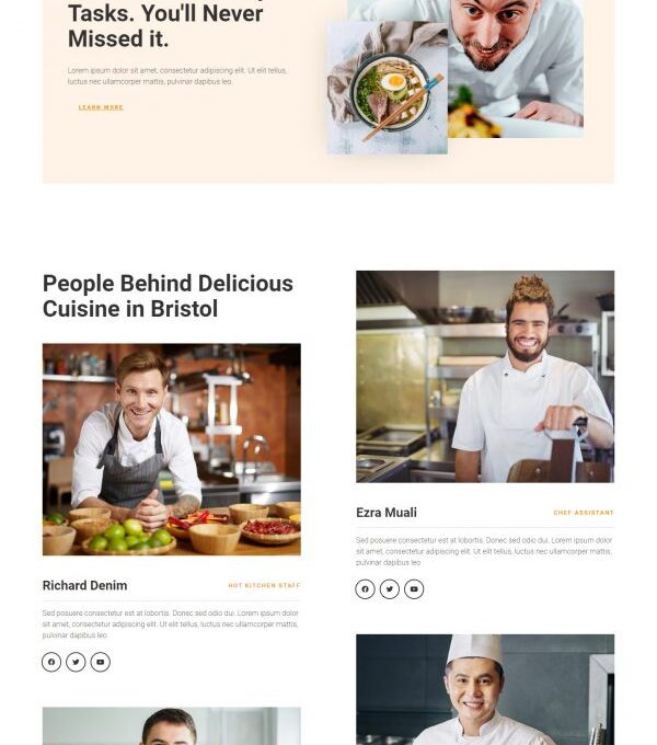 Bristol Food Delivery Catering Elementor Template - Elementor Template Kit - Image 11