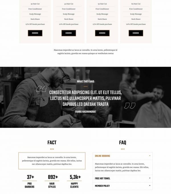 Chief Modern Barbershop Template kit - Image 7