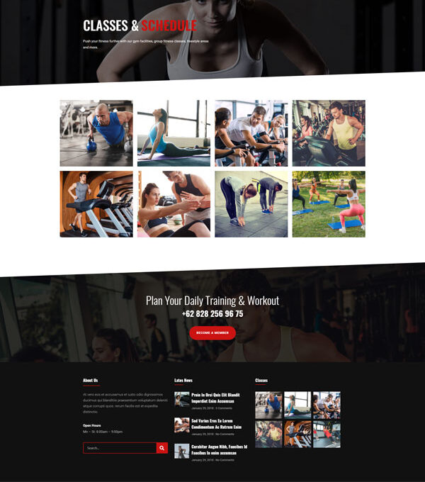 Maco kit Gym Fitness Elementor Template kit - Image 5