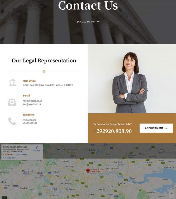 Legale Lawyer Law Firm Template kit - Image 5