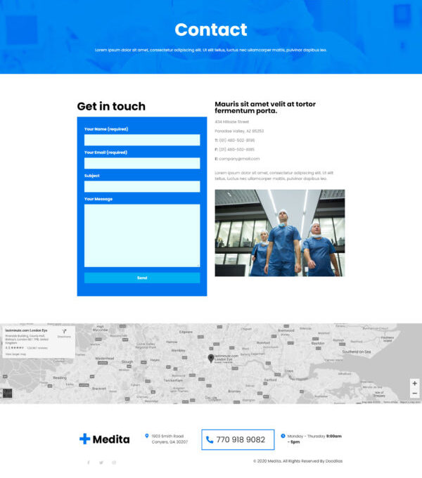 Medita Medical Service Elementor Template kit - Image 10