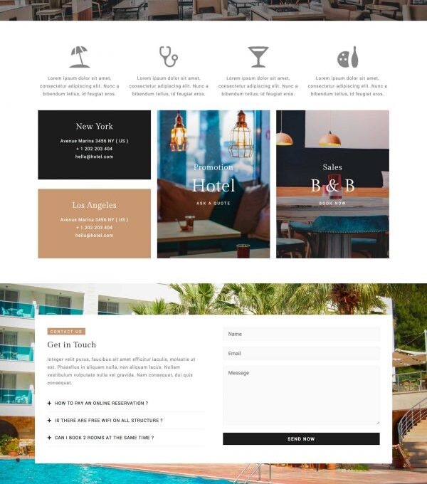 Nicdark Hotel Booking Template kit - Image 8